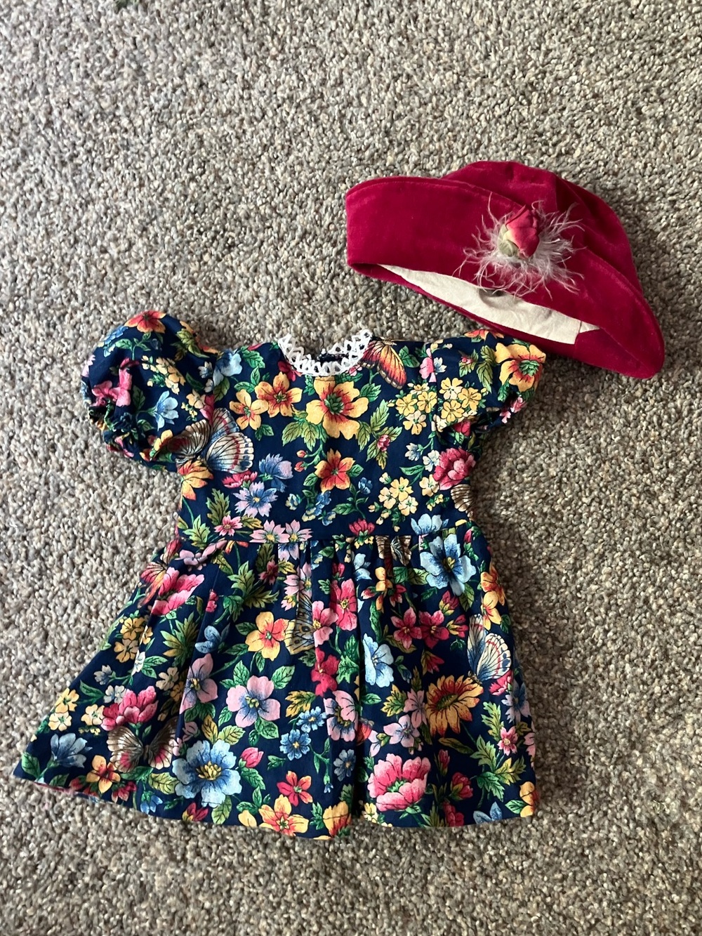 18 Inch Doll Dress and Hat